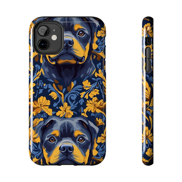 Midnight Gilded Rottweilers Phone Case