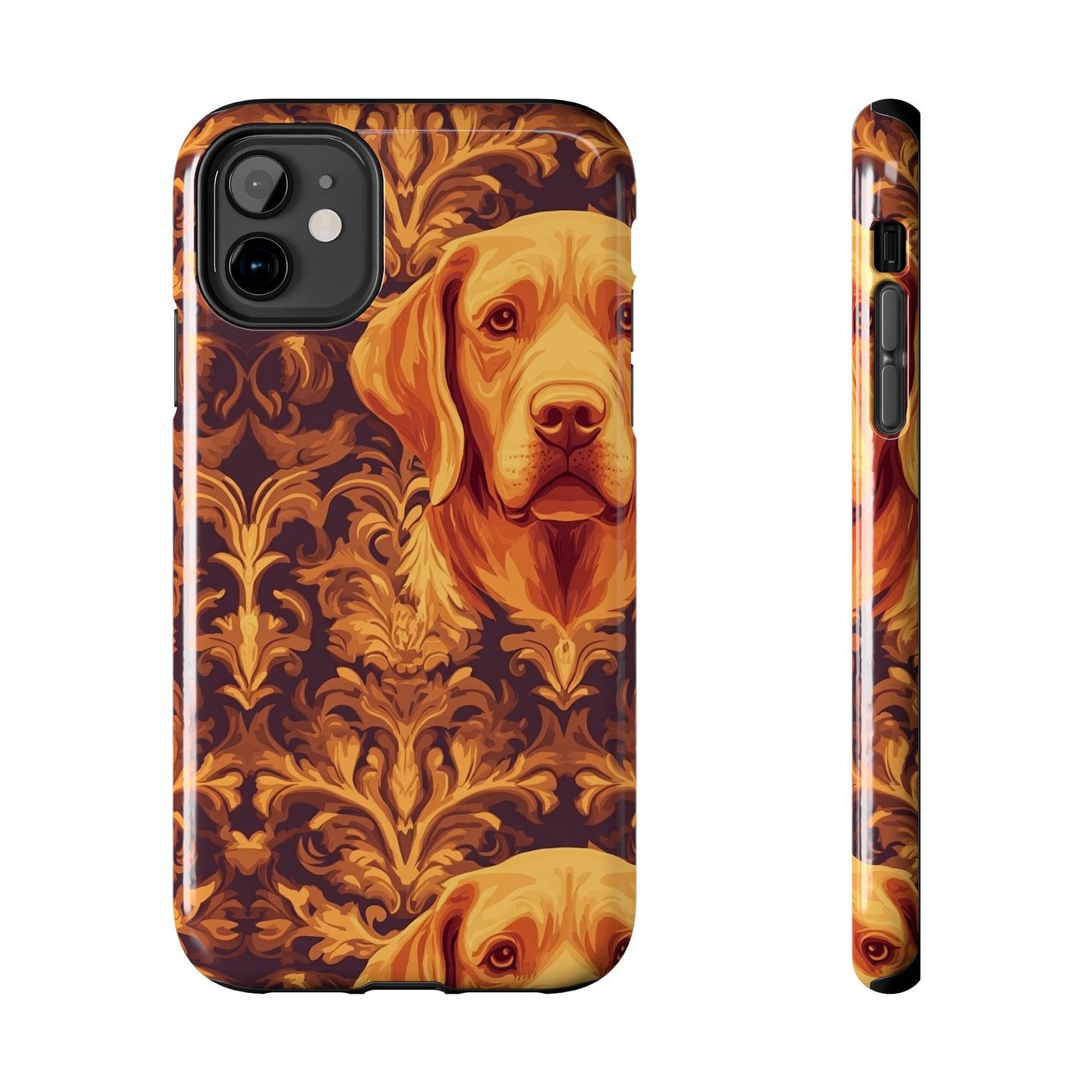 Baroque Golden Retriever Phone Case