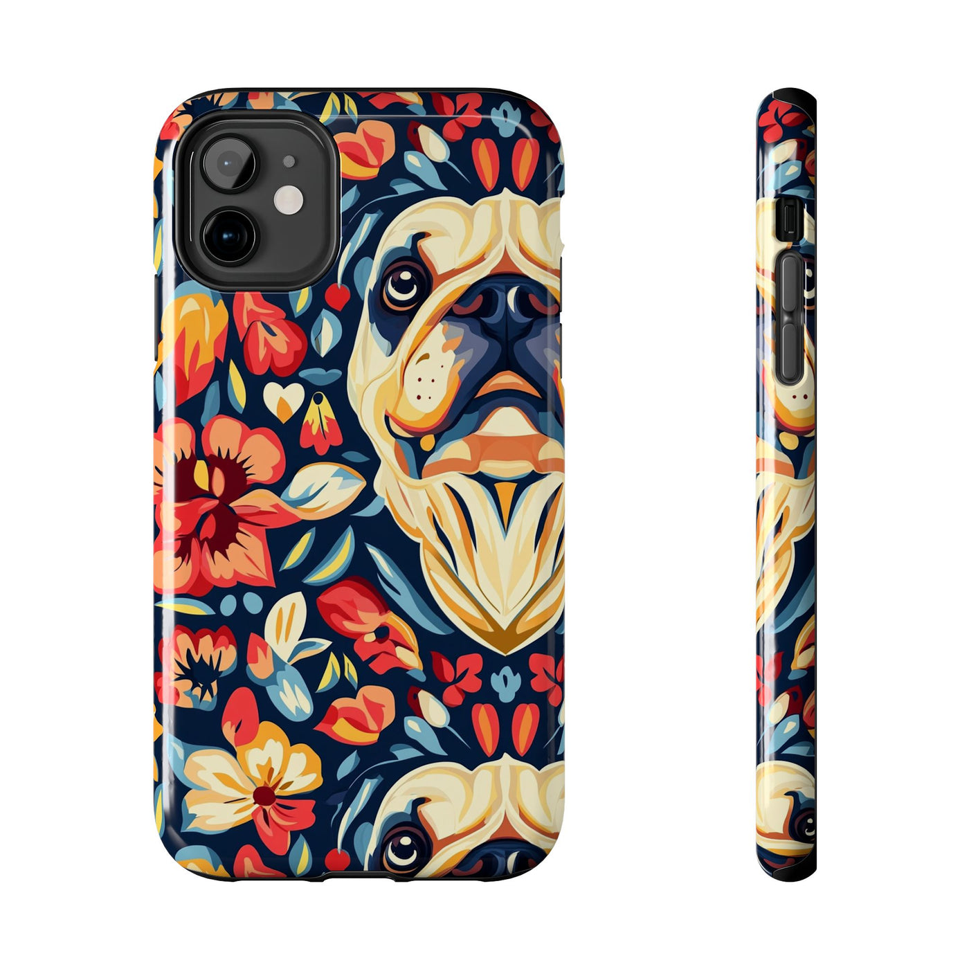 Blooming Bulldogs Fiesta Phone Case