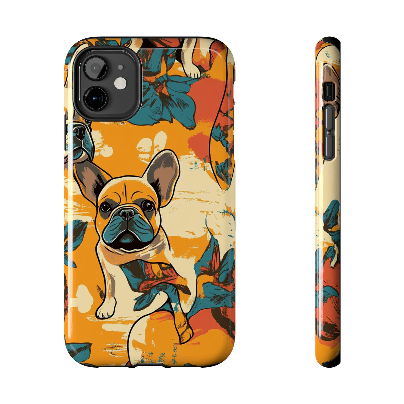 Hibiscus Sunset Frenchies Phone Case