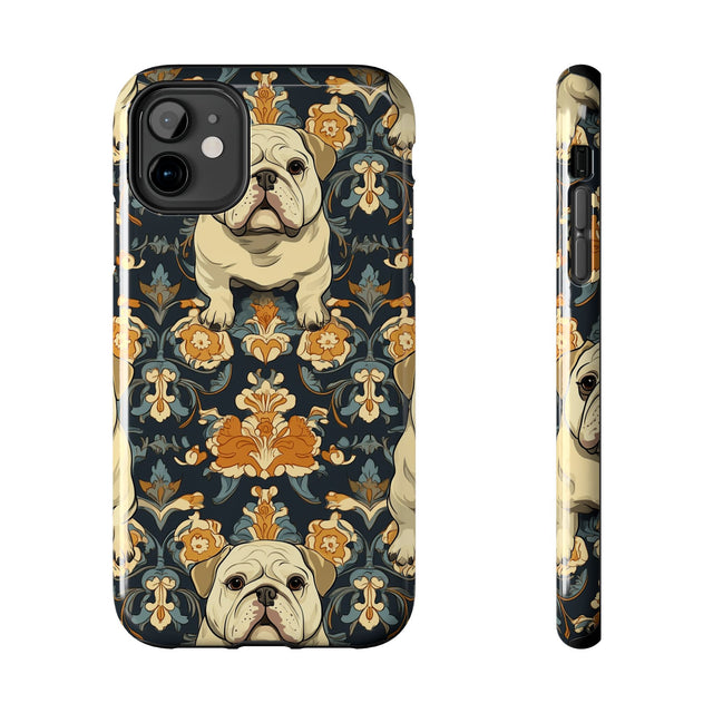 Charcoal Baroque Bulldogs Phone Case