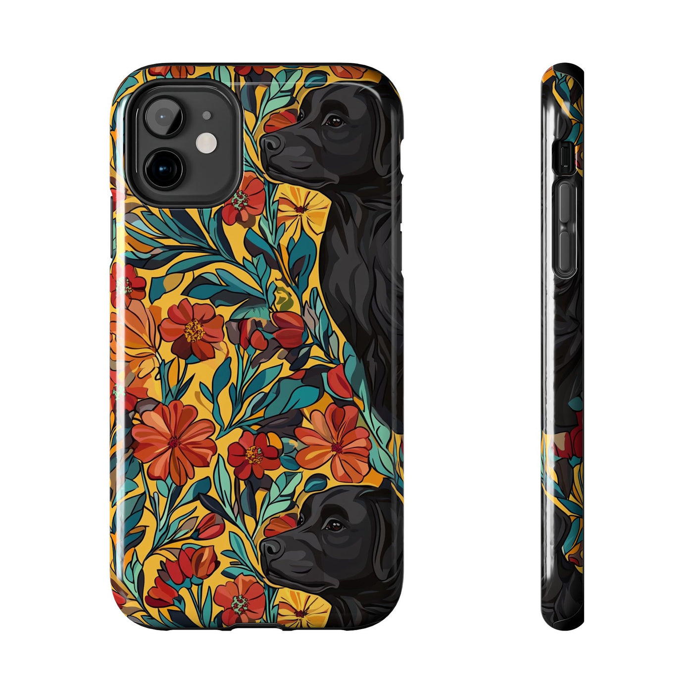 Autumn Bloom Labrador Phone Case