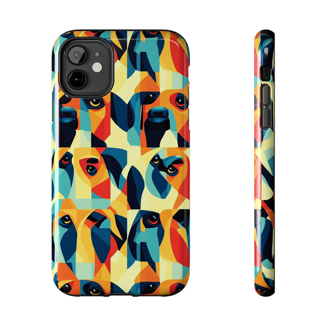Orange Cubist Companions Phone Case