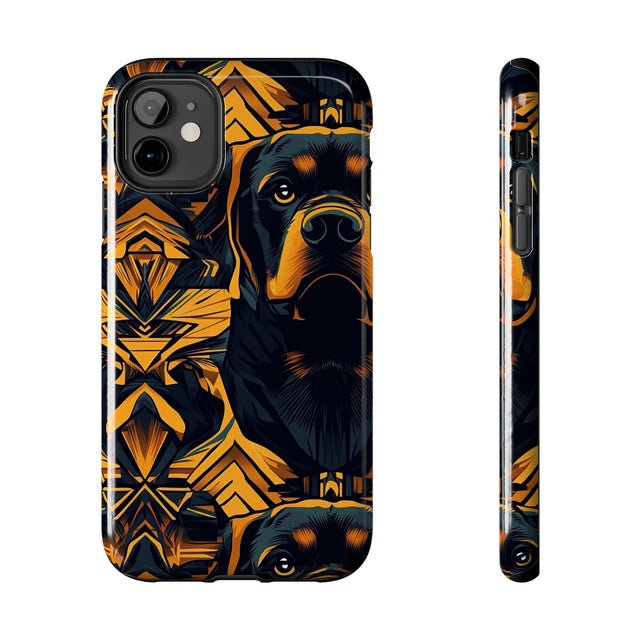 Art Deco Rottweiler Royalty Phone Case