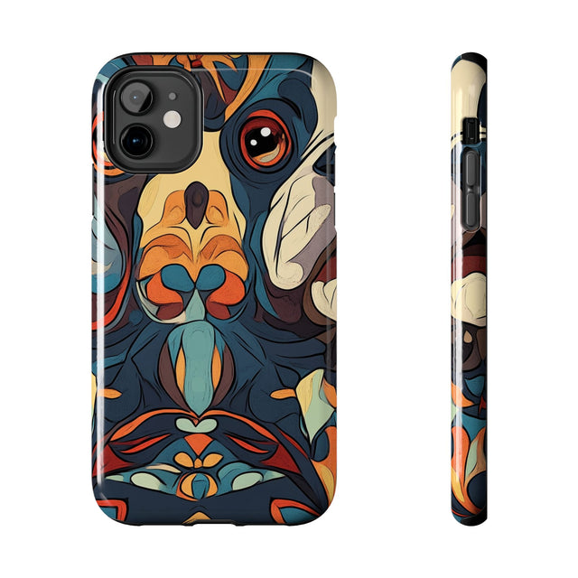 Rust Kaleidoscope Frenchies Phone Case