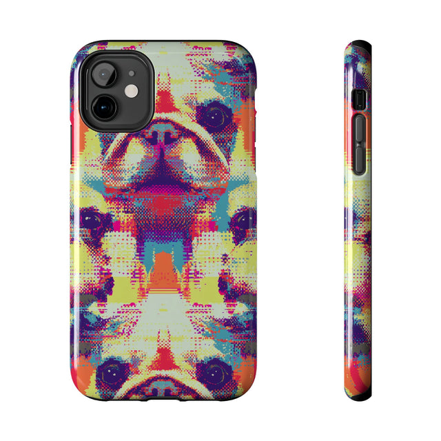 Digital Glitch Bulldogs Phone Case