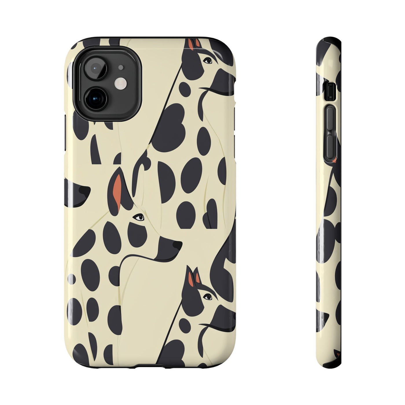 Coral Spotted Danes Phone Case