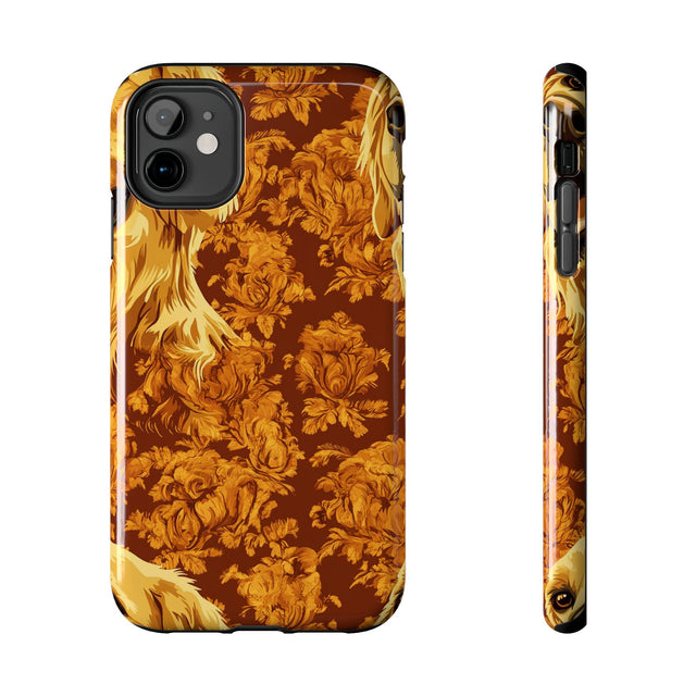 Autumn Damask Goldens Phone Case