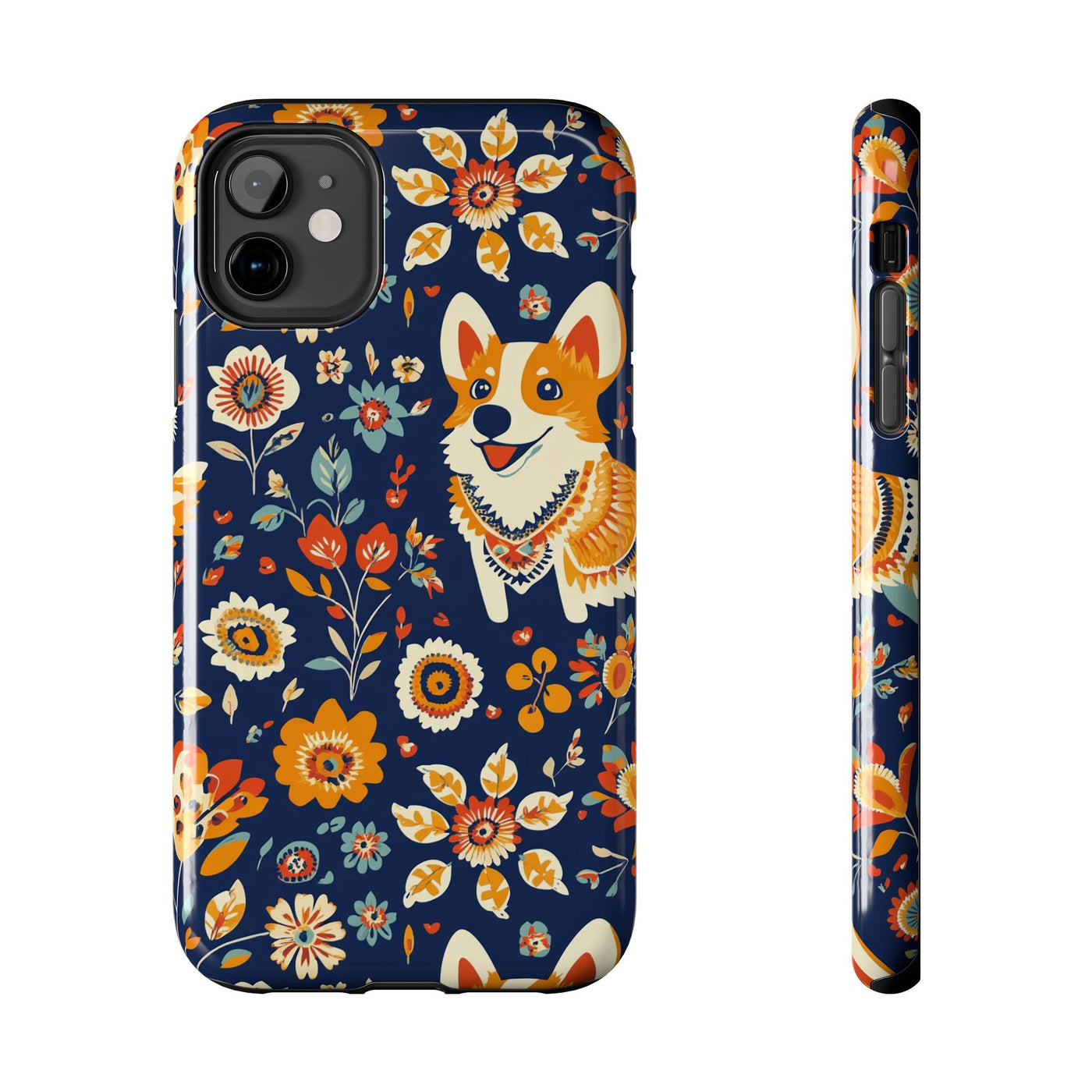 Autumn Folk Tale Corgis Phone Case