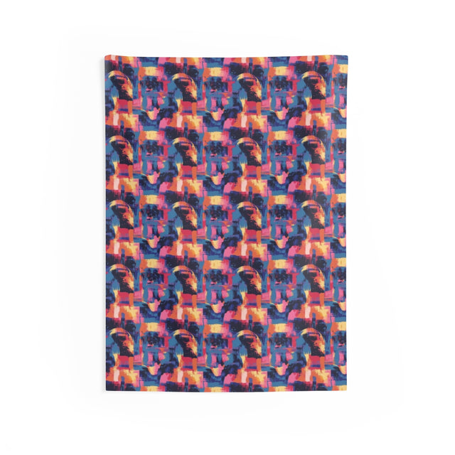 Abstract Expressionist Boxers Wall Tapestry
