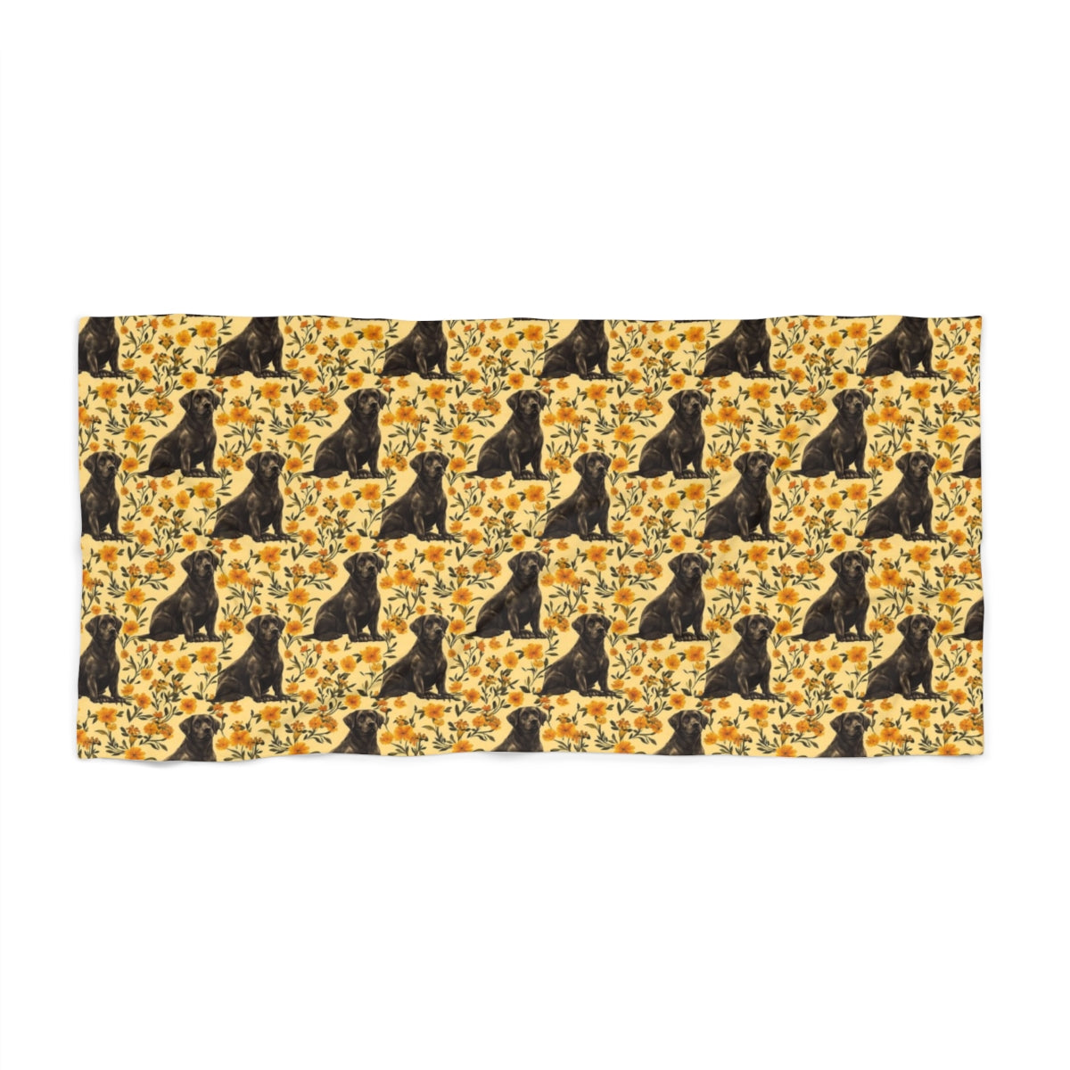 Amber Bloom Labs Beach Towel