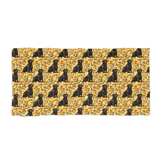 Amber Bloom Labs Beach Towel