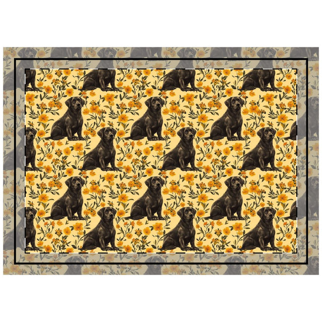 Amber Bloom Labs Throw Pillow
