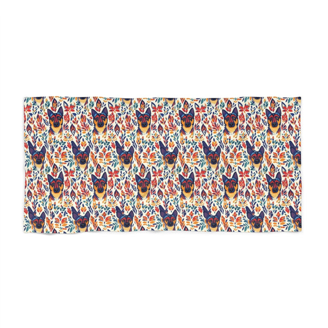 Amber Garden Shepherds Beach Towel