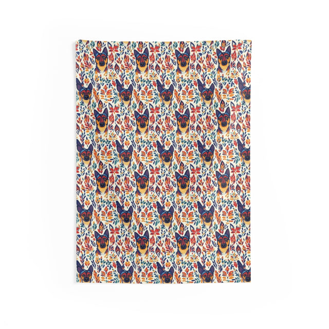 Amber Garden Shepherds Wall Tapestry