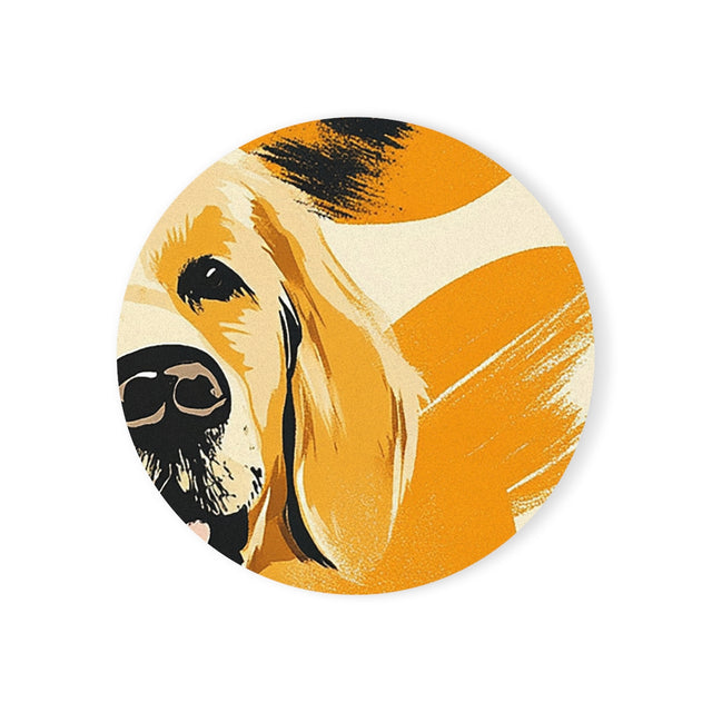 Amber Hour Retrievers Coasters