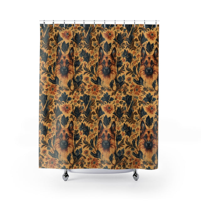 Amber Tapestry Shepherds Shower Curtain