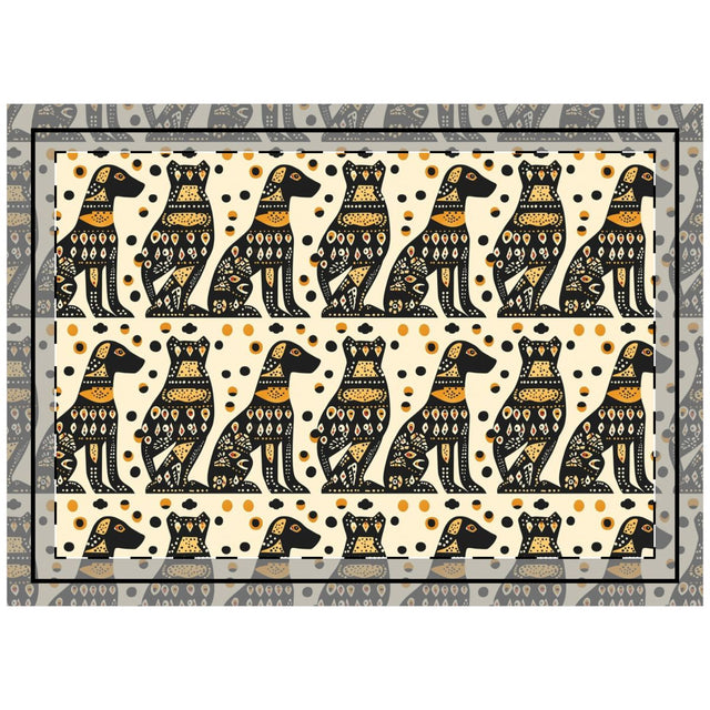Ancient Amber Labradors Throw Pillow