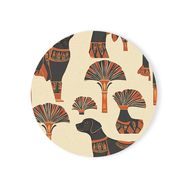 Ancient Pharaoh's Hounds Coasters