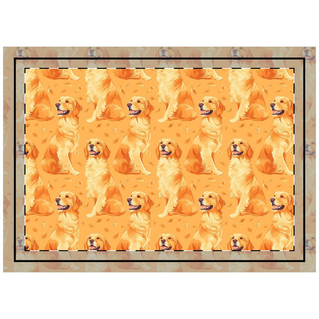 Autumn Bliss Goldens Throw Pillow