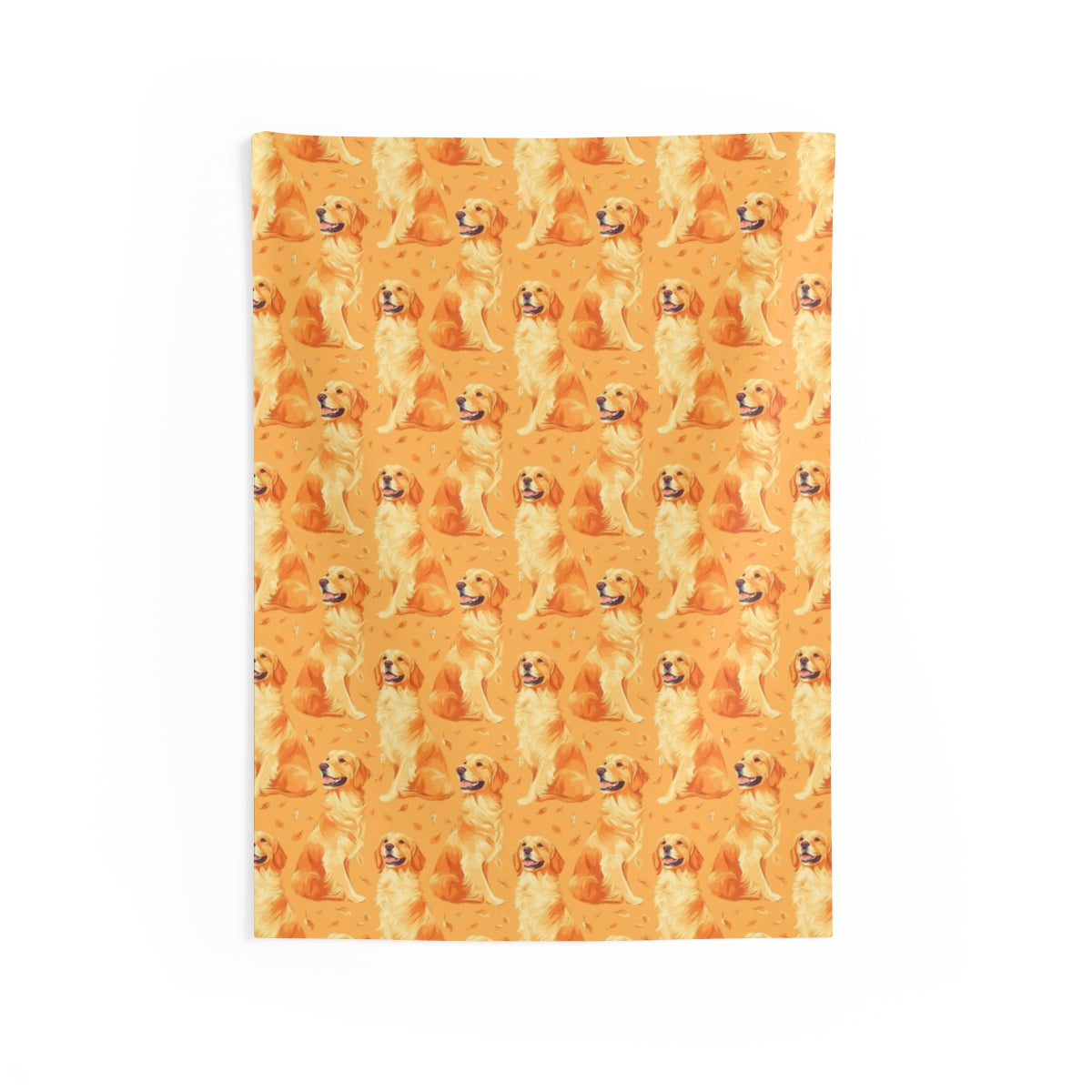 Autumn Bliss Goldens Wall Tapestry