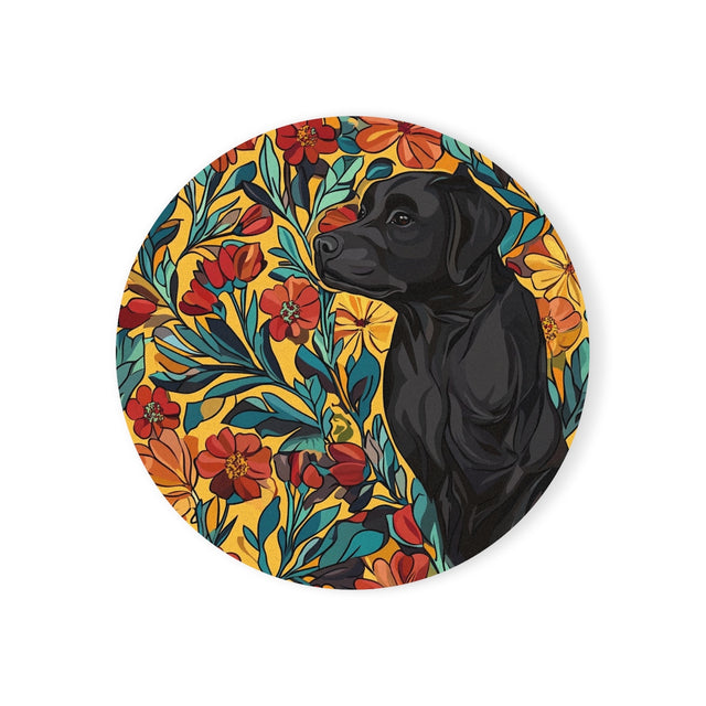 Autumn Bloom Labrador Coasters