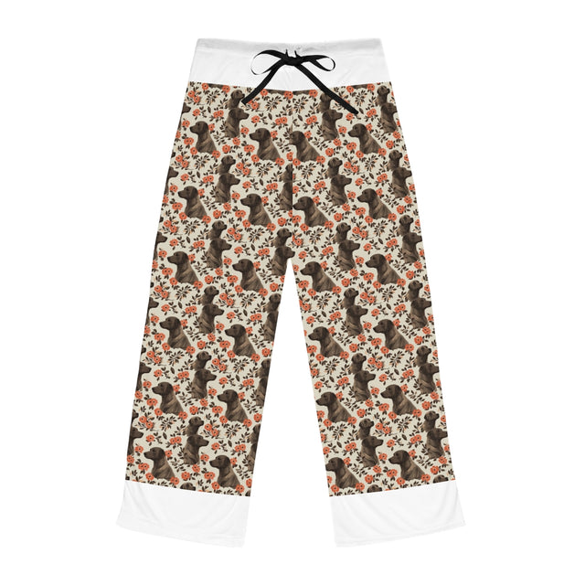 Autumn Bloom Labradors Pajama Pants