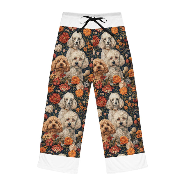 Autumn Bloom Poodles Pajama Pants