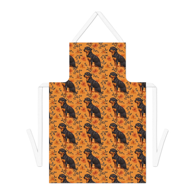 Autumn Bloom Rottweilers Apron