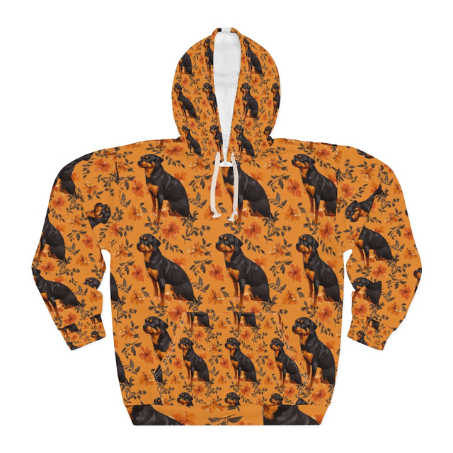 Autumn Bloom Rottweilers Hoodie