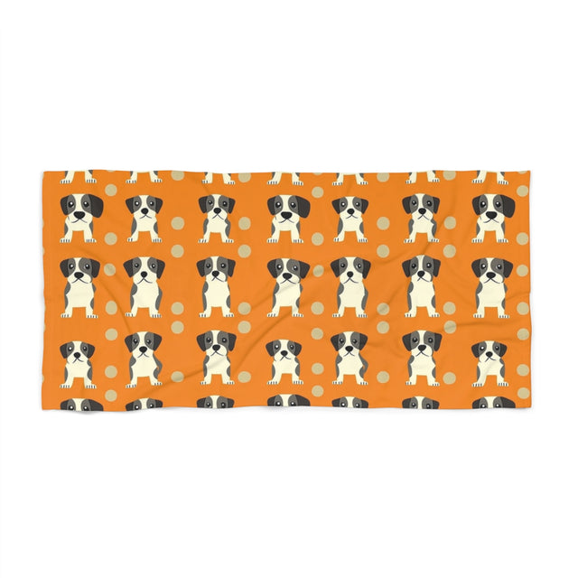 Autumn Boxer Brigade Beach Towel