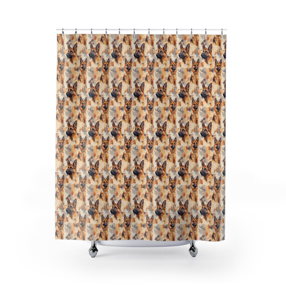 Autumn Brushstrokes Shower Curtain