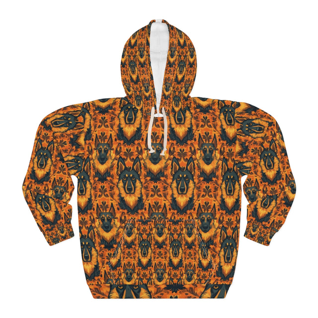 Autumn Damask Shepherds Hoodie