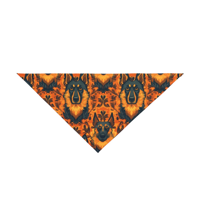 Autumn Damask Shepherds Pet Bandana
