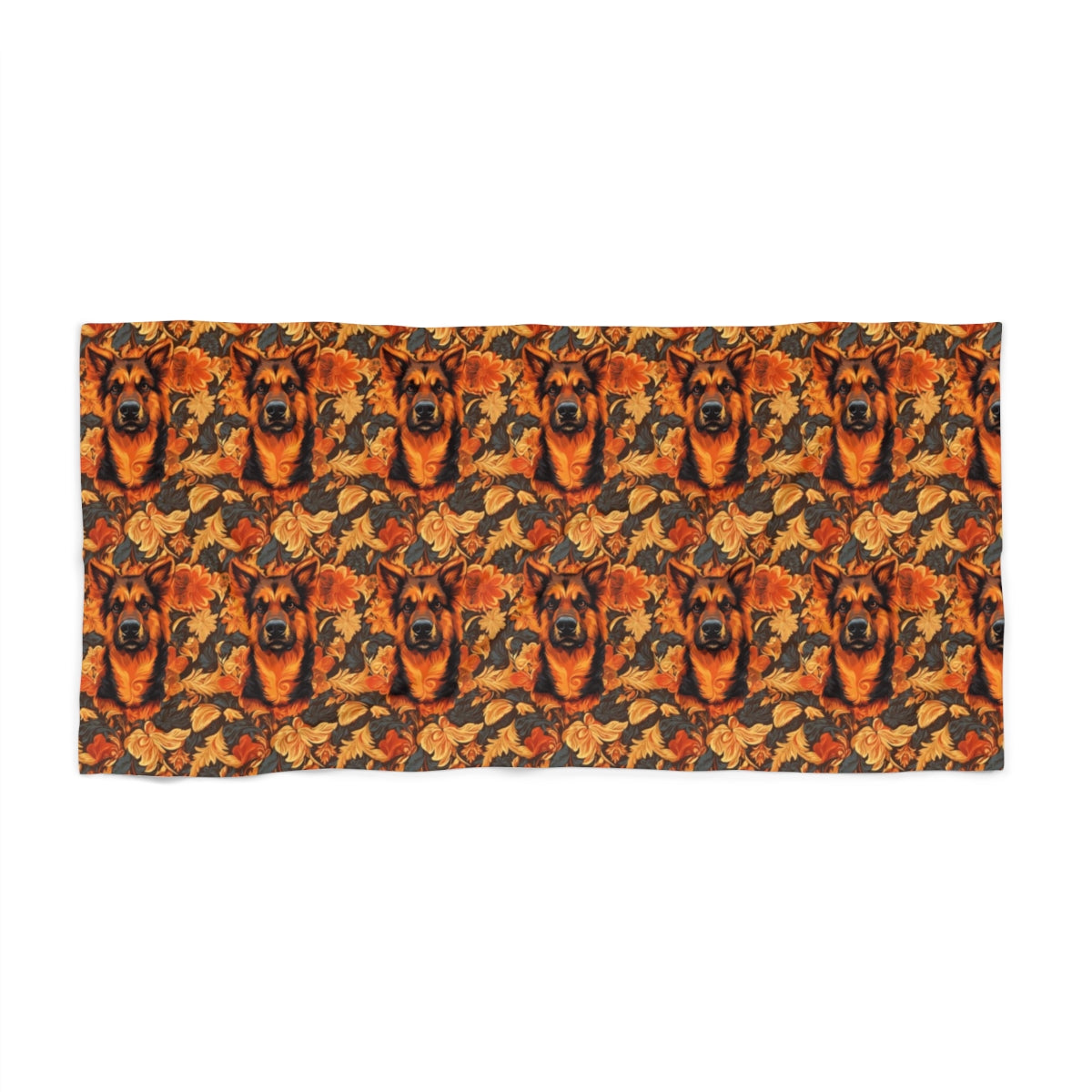 Autumn Flame Shepherds Beach Towel
