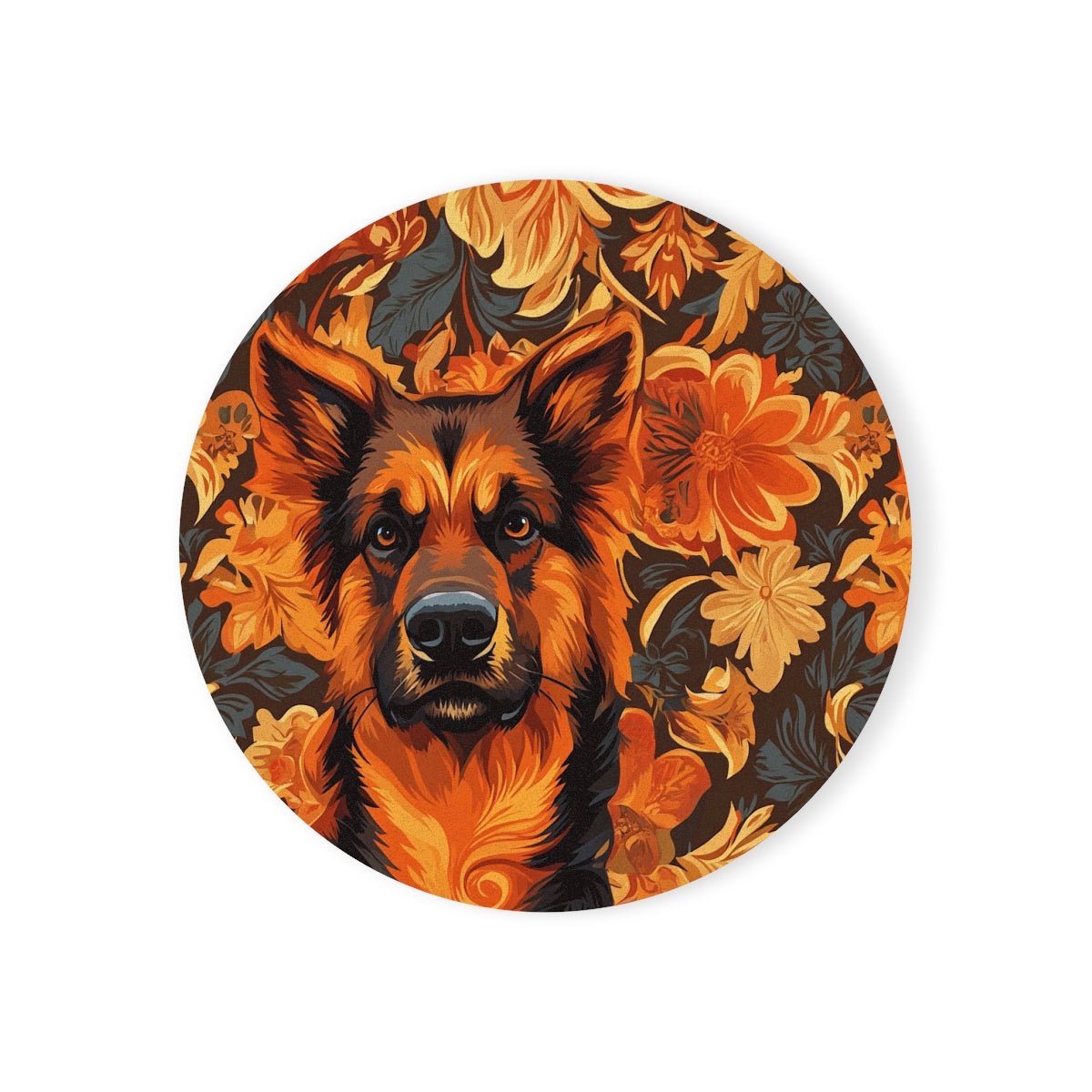 Autumn Flame Shepherds Coasters