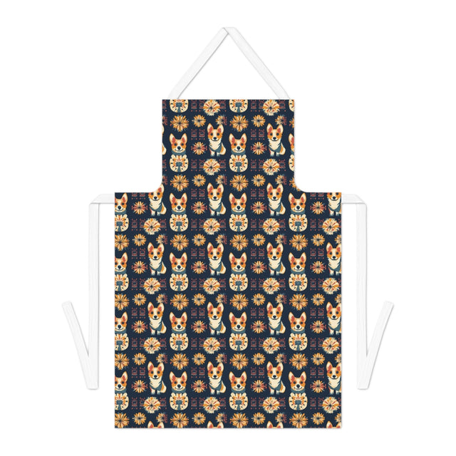 Autumn Folk Festival Corgis Apron