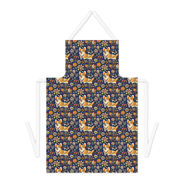 Autumn Folk Tale Corgis Apron