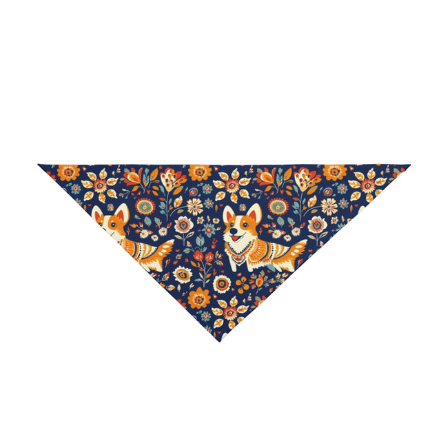Autumn Folk Tale Corgis Pet Bandana
