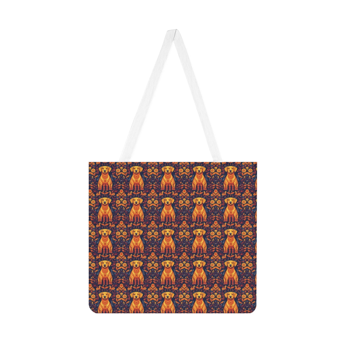 Autumn Folk Tale Labrador Tote Bag