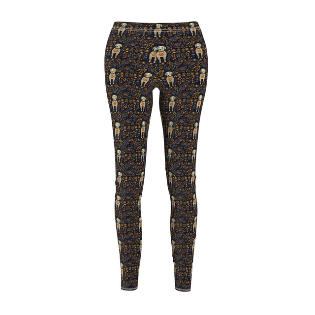 Autumn Folk Tale Labradors Leggings
