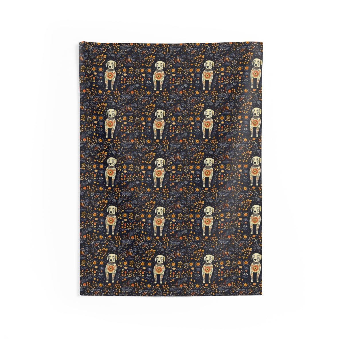 Autumn Folk Tale Labradors Wall Tapestry