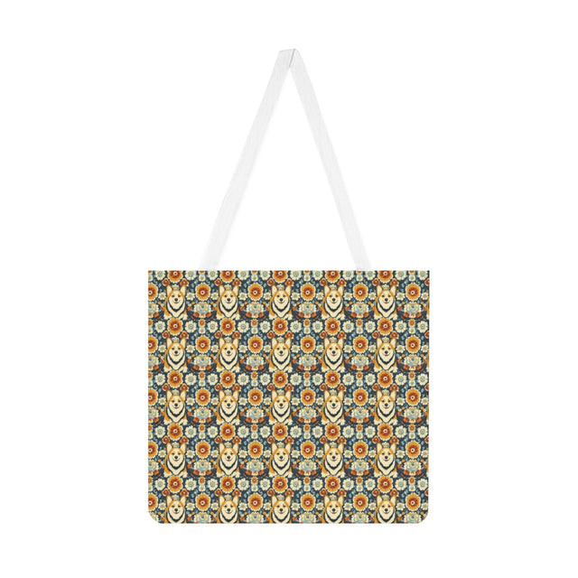 Autumn Garden Corgis Tote Bag