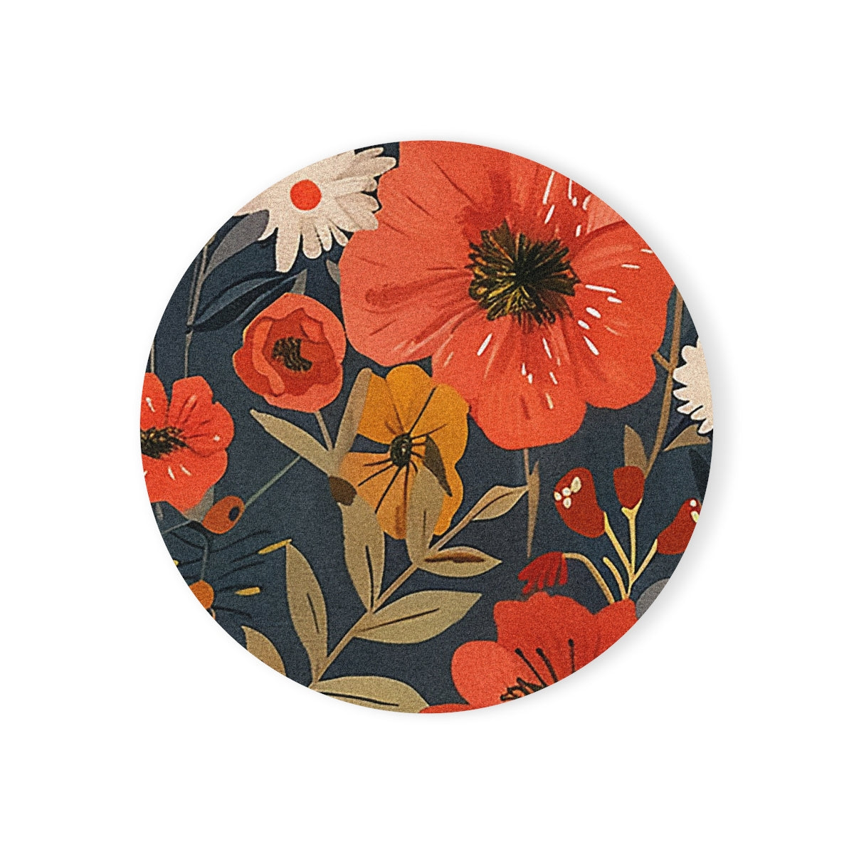 Autumn Garden Pugs Coasters