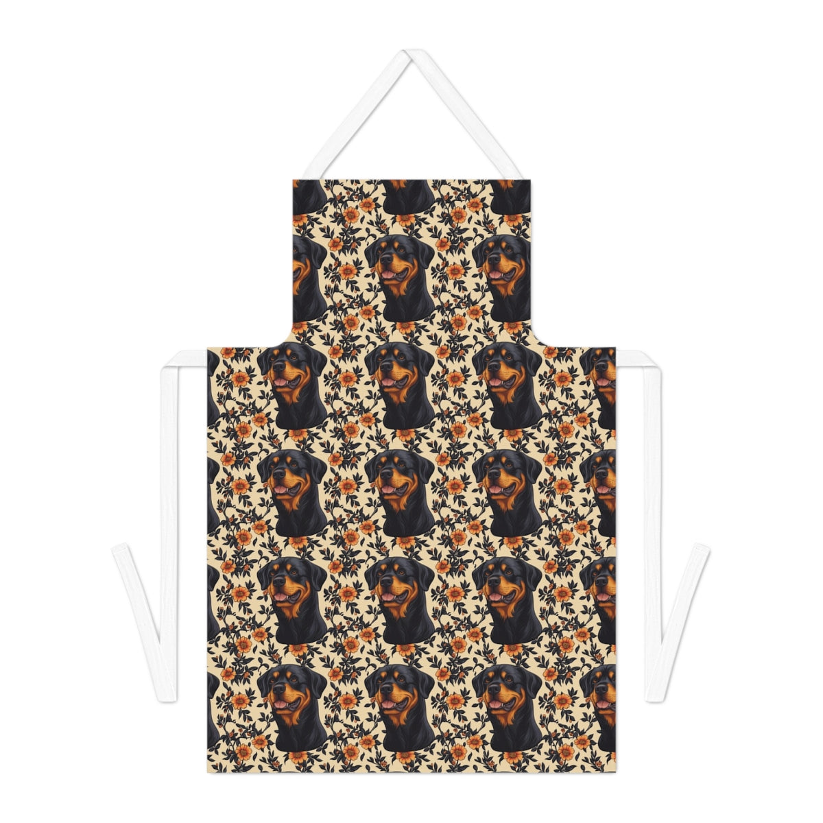 Autumn Garden Rottweilers Apron