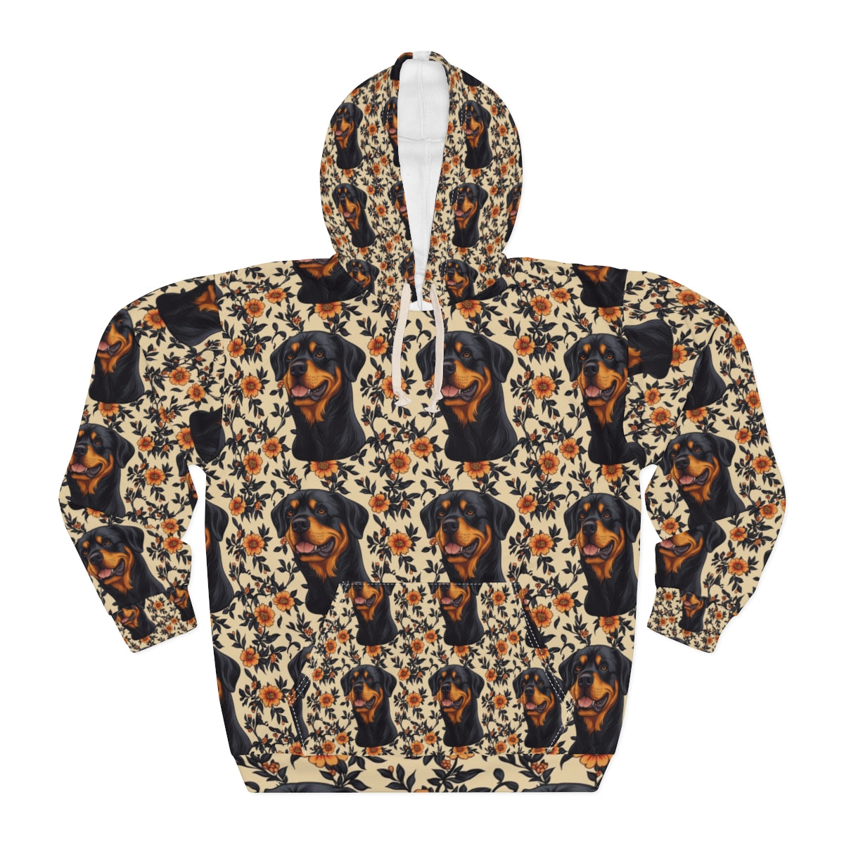 Autumn Garden Rottweilers Hoodie