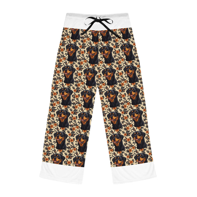 Autumn Garden Rottweilers Pajama Pants
