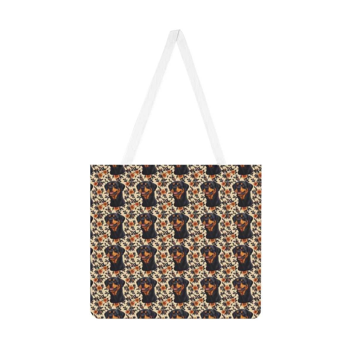 Autumn Garden Rottweilers Tote Bag