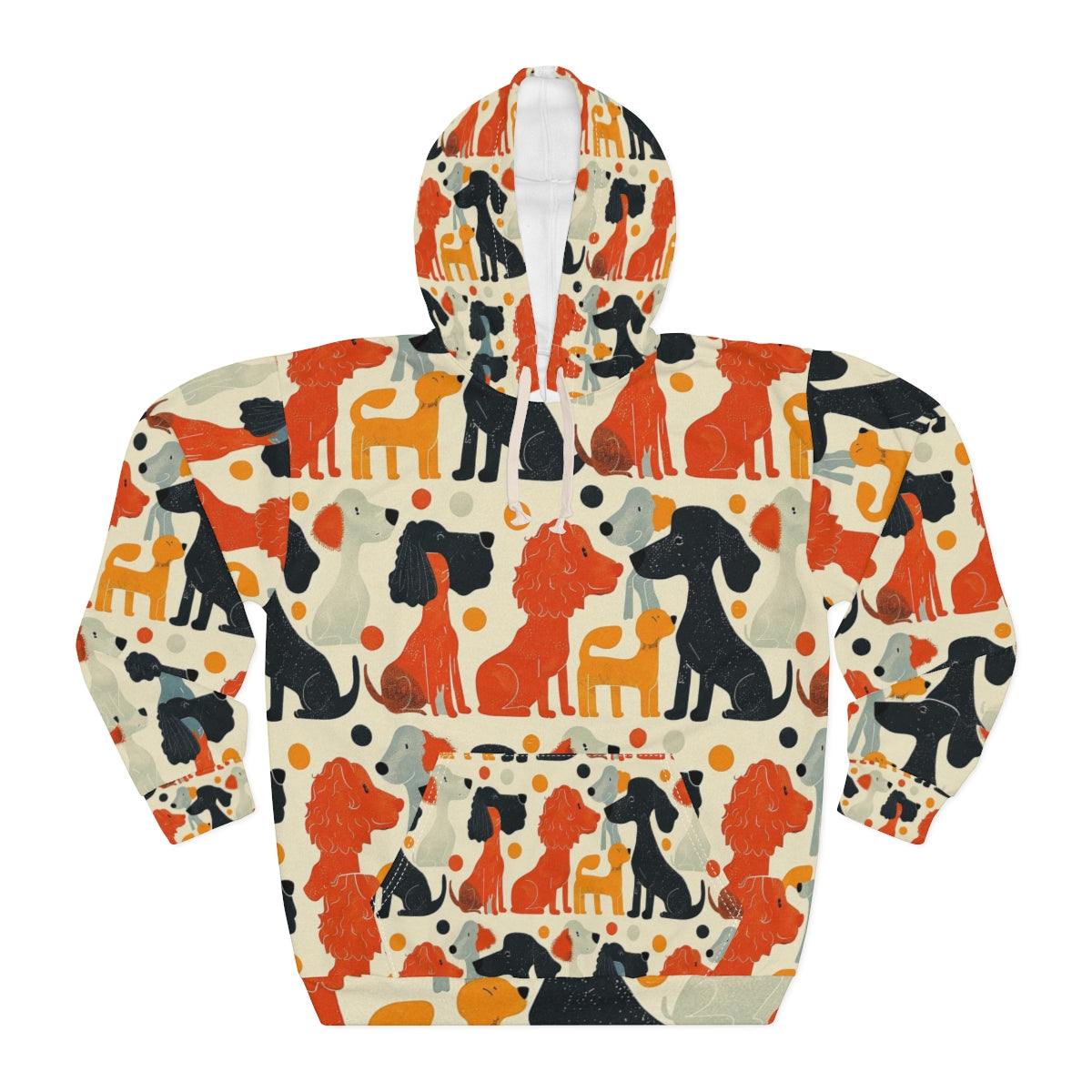 Autumn Gathering Poodles Hoodie