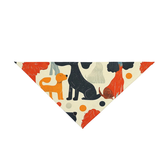 Autumn Gathering Poodles Pet Bandana